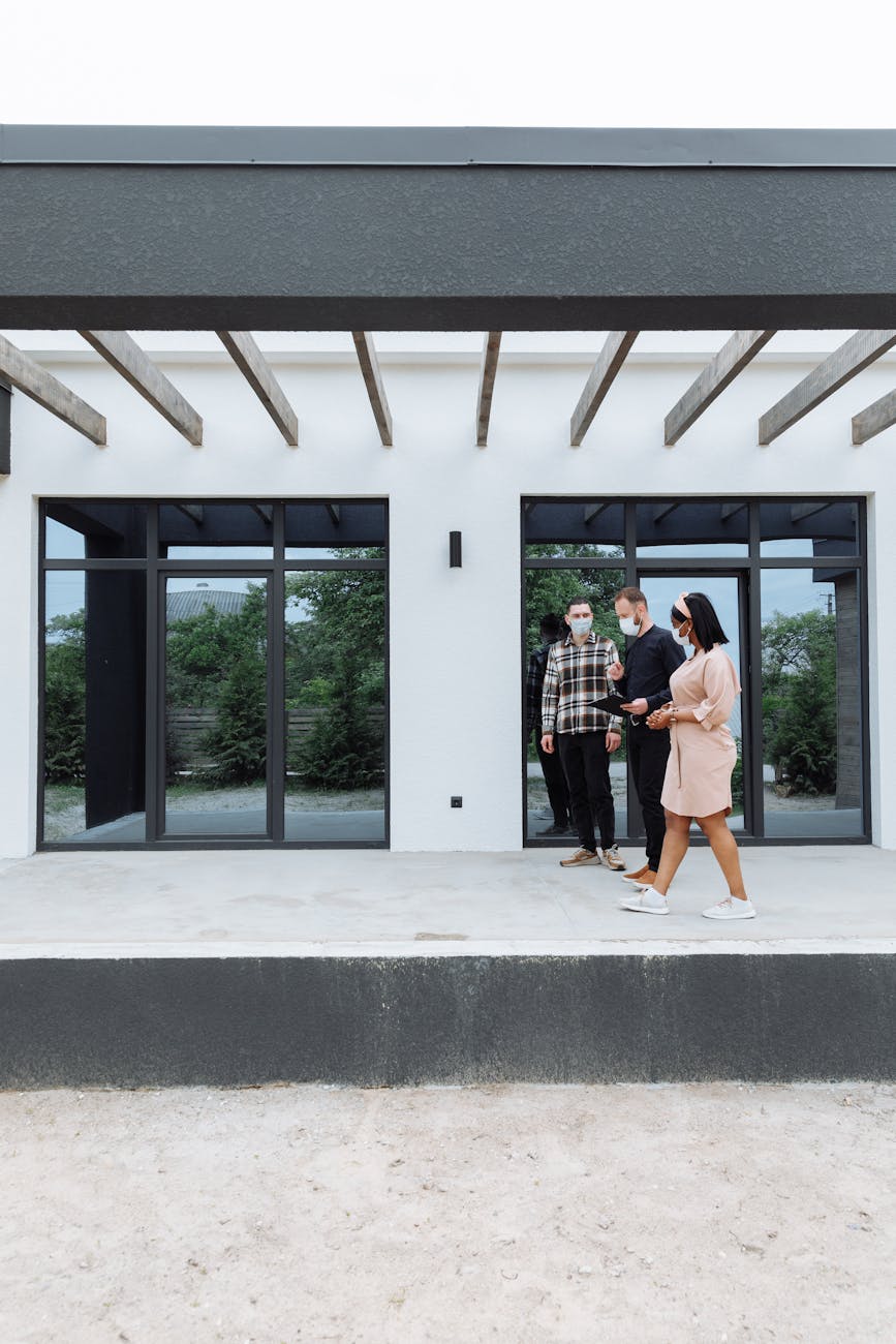 A collage showcasing luxury properties in Kenya, including homes and investment land in top cities.